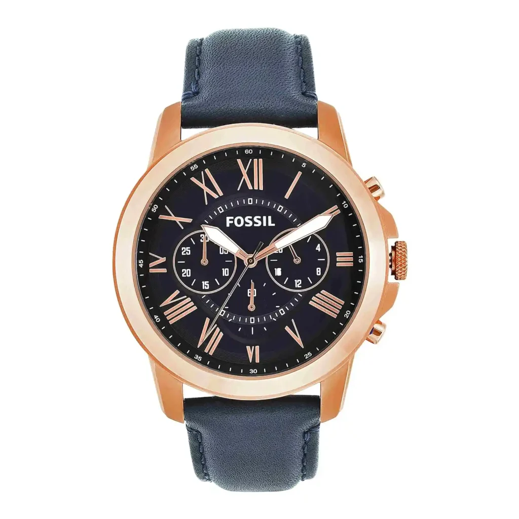 Fossil Analog Blue Dial Men's Watch